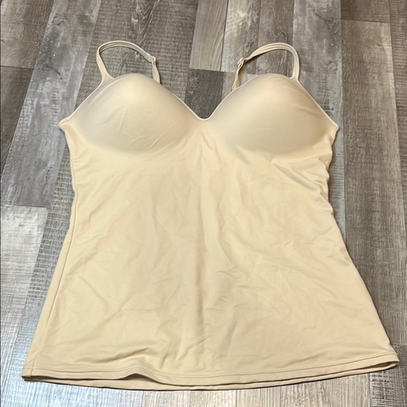 Maidenform nude tank Top with Built-in bra size 2XL‎ - Picture 1 of 6